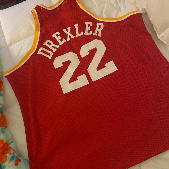 AUTHENTIC THROWBACK 2x Clyde Drexler - Picture 2 of 2